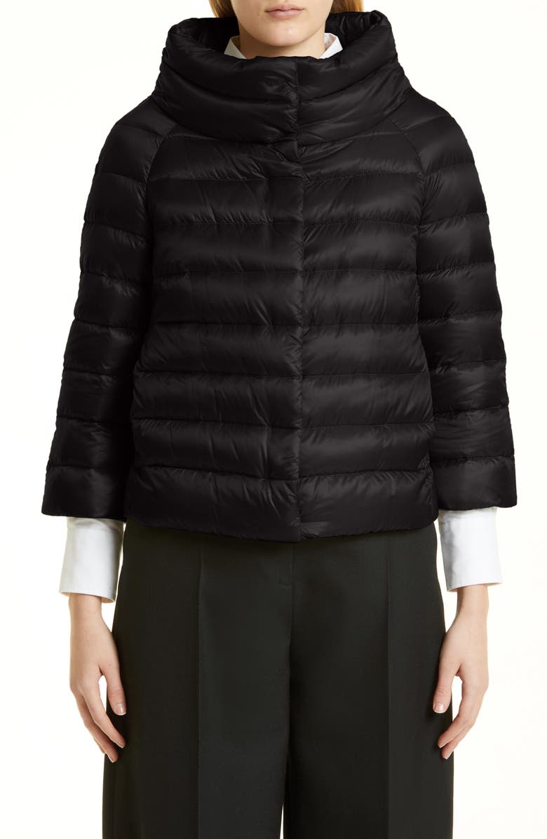 Herno Sofia Down Crop Puffer Jacket, Main, color, 