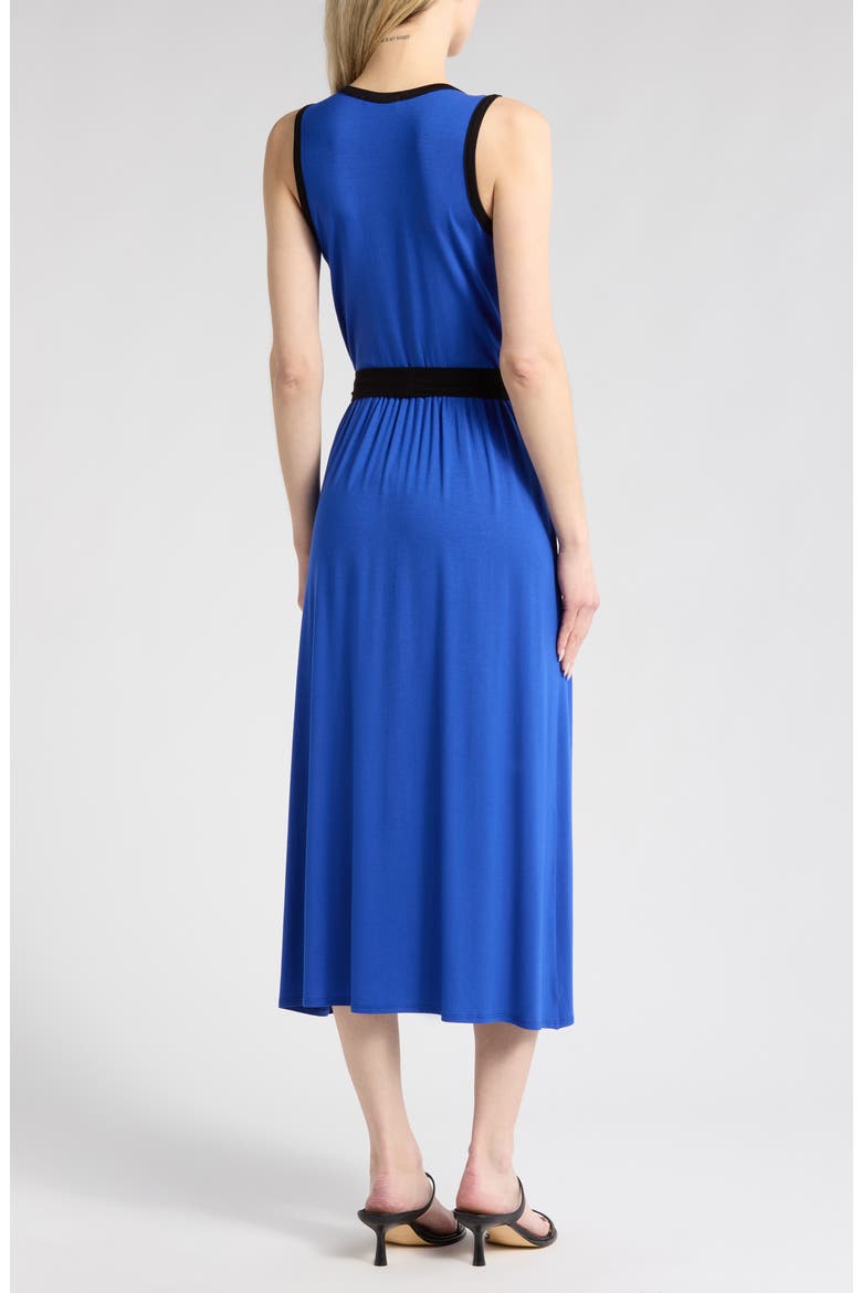 Faux Wrap Midi Dress, Alternate, color, ROYAL