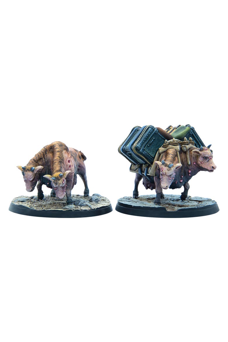 Fallout, Wasteland Warfare Creatures, Brahmin Herd, Alternate, color, Multicolored