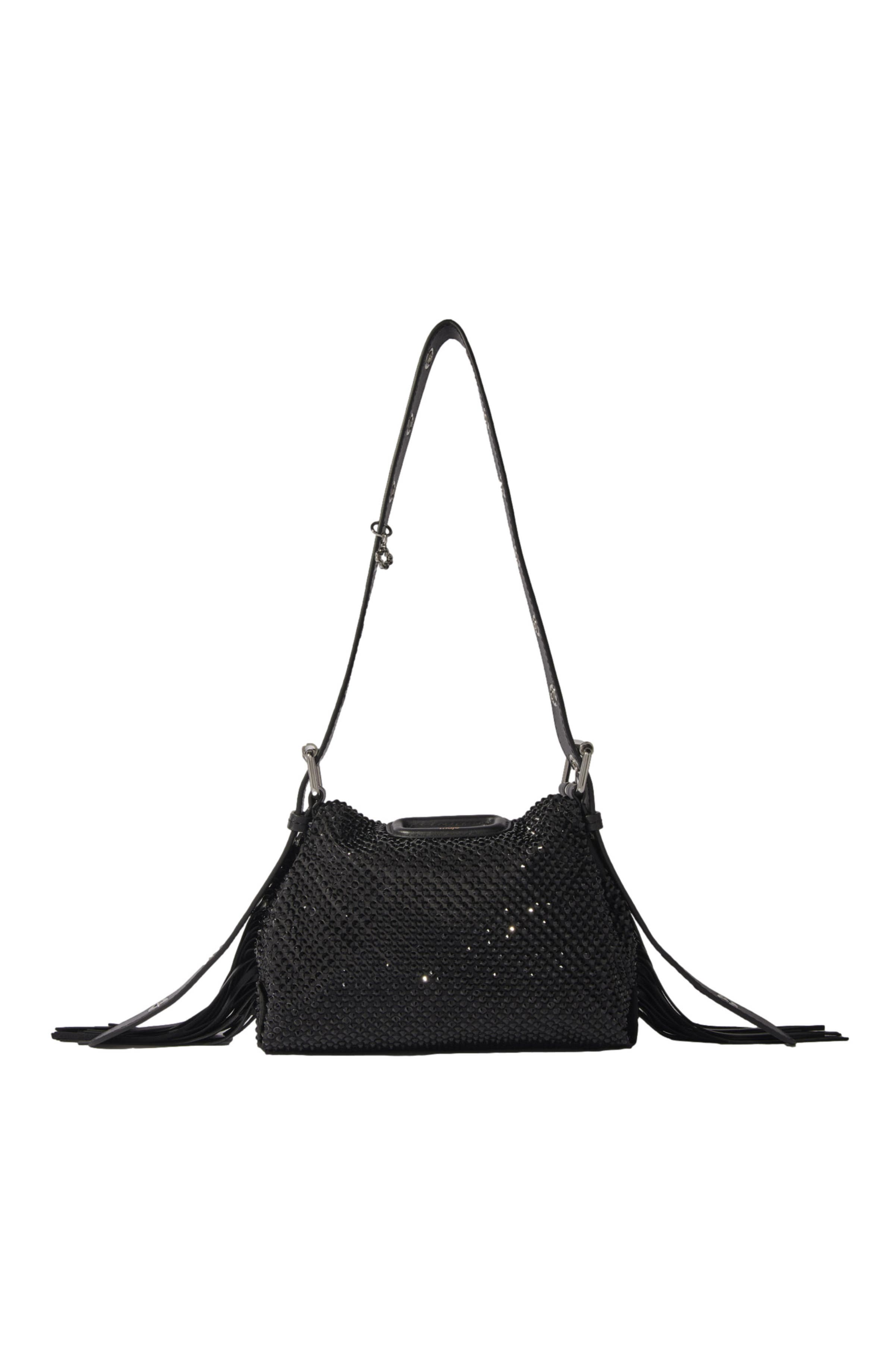 maje Miss M Nano rhinestone bag, Alternate, color, 