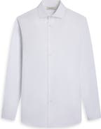 Bugatchi Axel Shaped Fit Stretch Cotton Button-Up Shirt