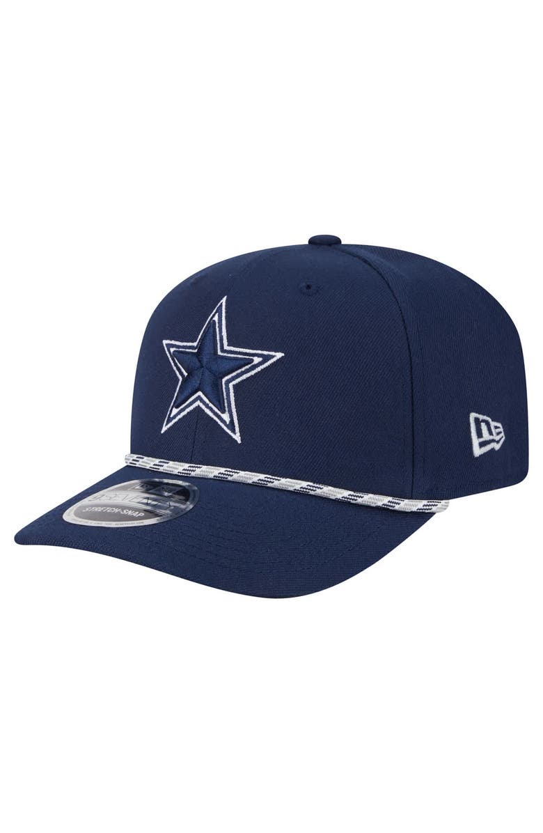 New Era Men's New Era Navy Dallas Cowboys Gameday Multi Rope 9SEVENTY Stretch-Snap Hat, Main, color, Navy