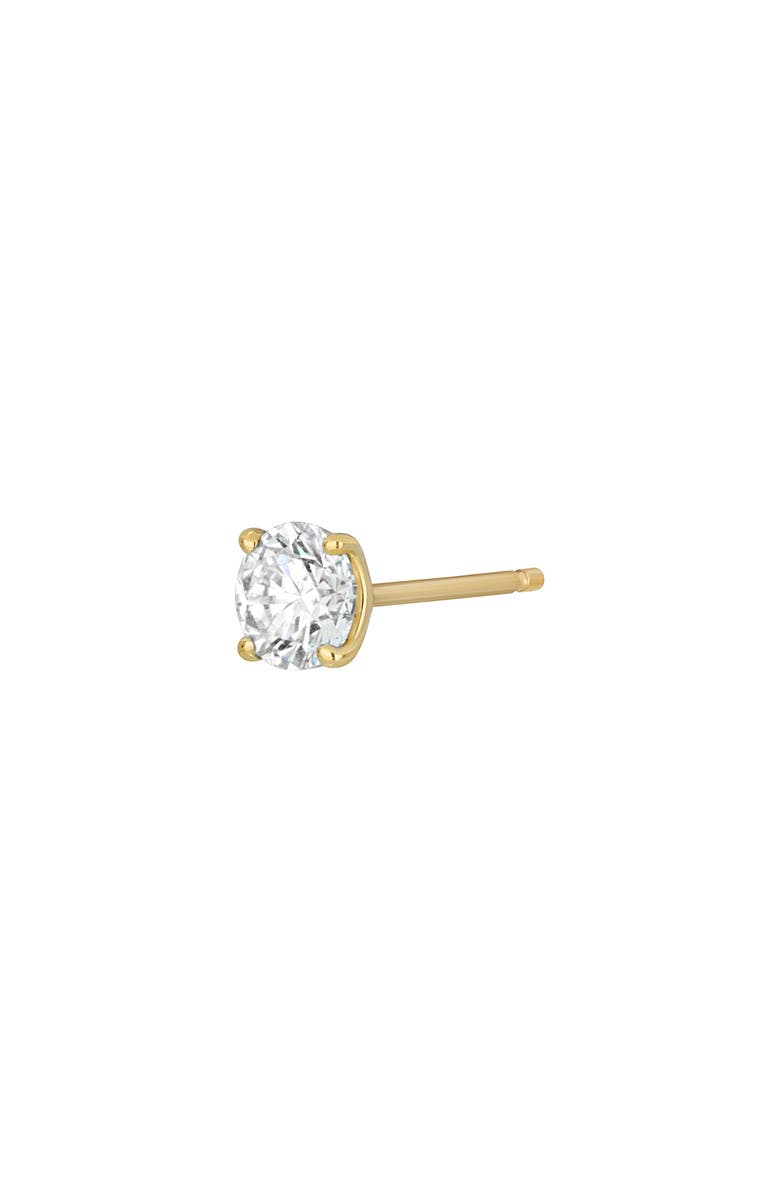 Bony Levy 14K Gold Single Diamond Stud Earring, Main, color, 14K Yellow Gold