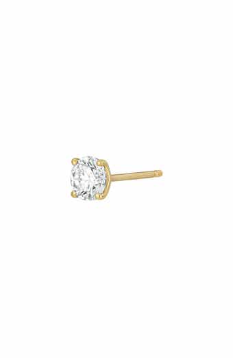 Bony Levy 14K Gold Single Diamond Stud Earring