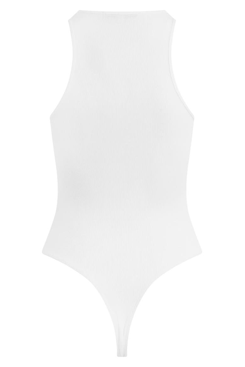The Perfect Rib Bodysuit, Alternate, color, WHITE