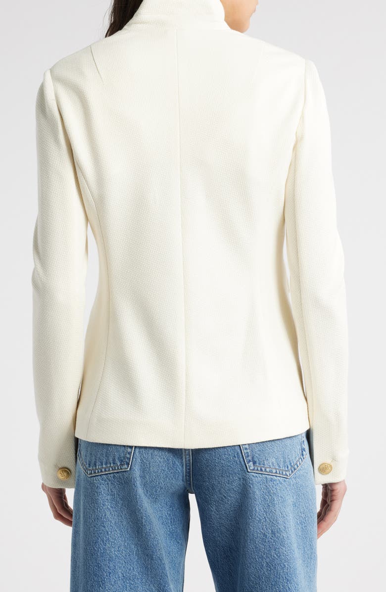 rag & bone Slade Textured Knit Blazer, Alternate, color, Off White
