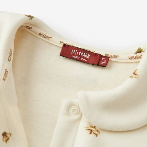 Milkbarn Stretch Fleece Collar Jumpsuit