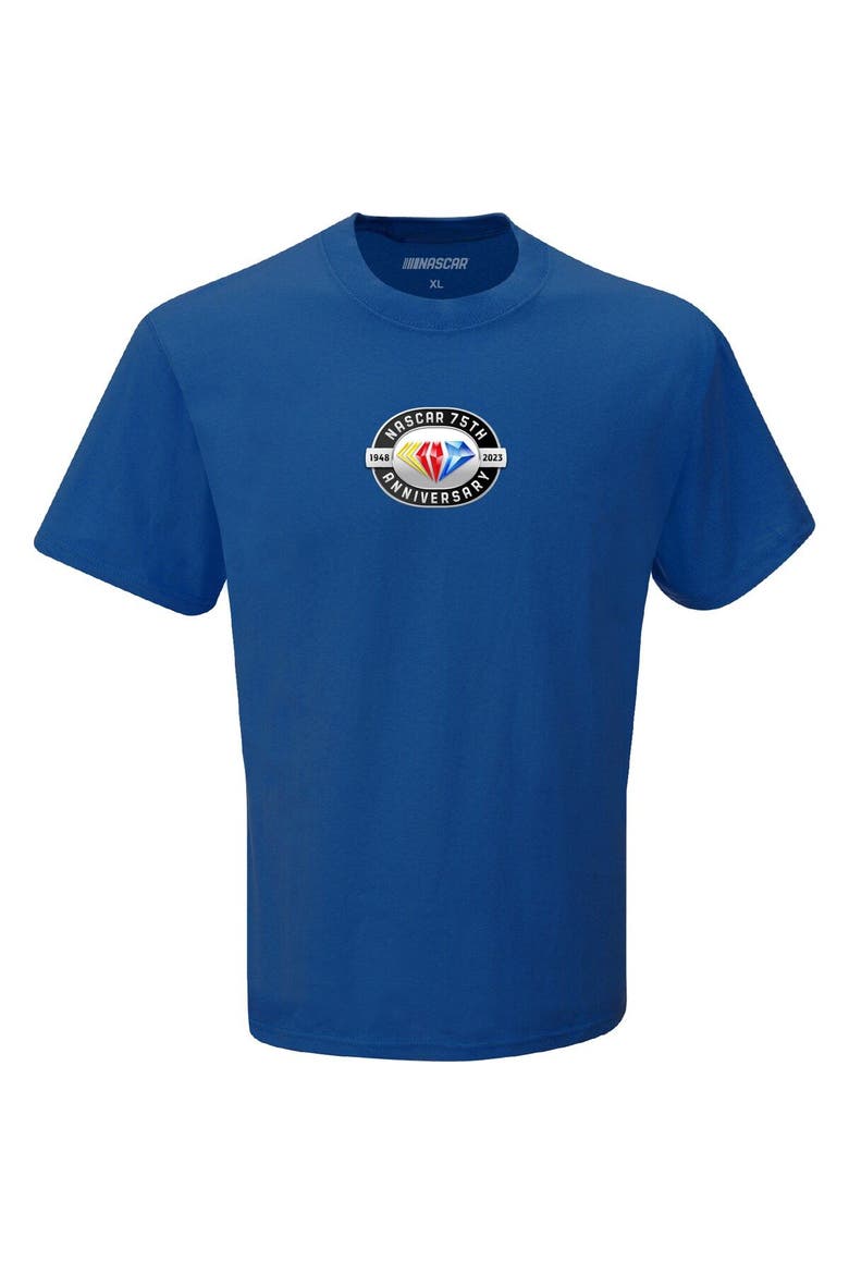 Men's Checkered Flag Royal Erik Jones 2023 NASCAR Cup Series Schedule T-Shirt, Alternate, color, Royal