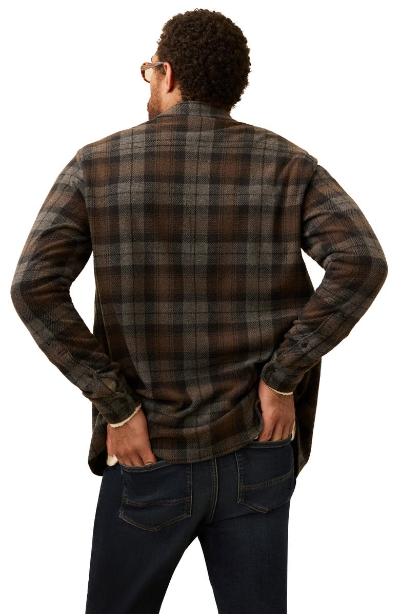 Faherty Legend Button-Up Shirt, Alternate, color, Grey Woods Plaid