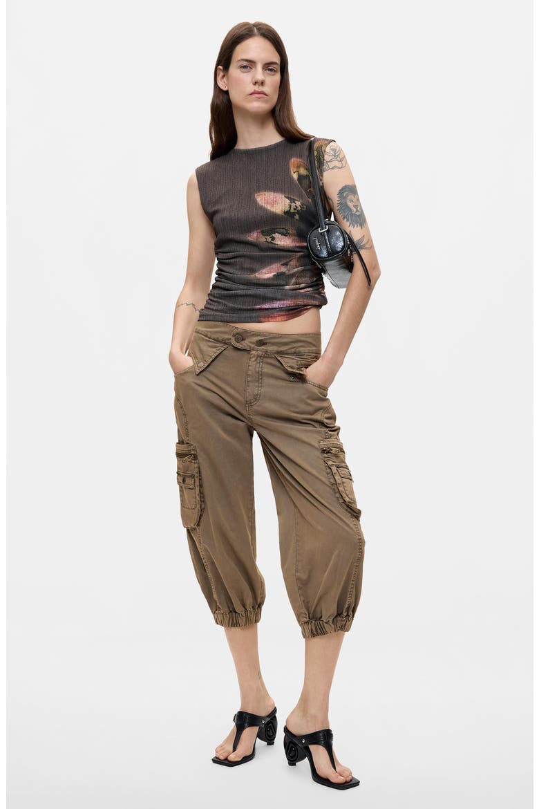 Capri Cargo Pants, Alternate, color, MEDIUM BEIGE