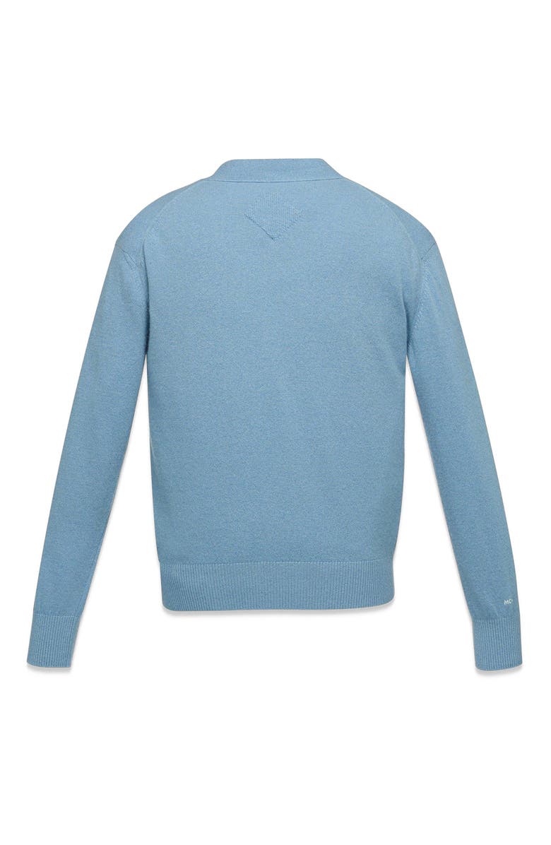 MCM Laurel Cardigan in Wool and Recycled Cashmere, Alternate, color, 