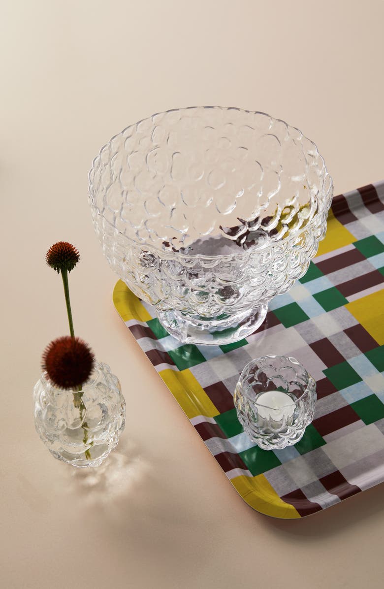 Kosta Boda Moss Circular Glass Bowl, Alternate, color, Clear