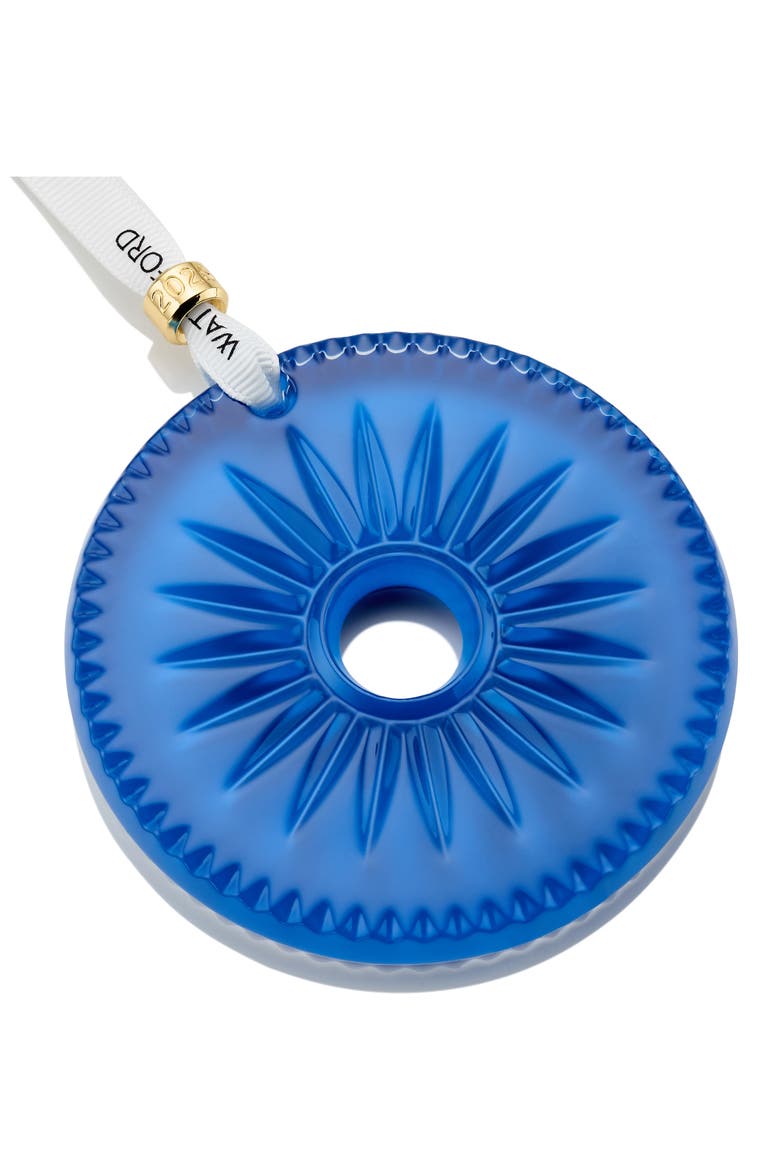 New Year Firework Disc Ornament, Alternate, color, BLUE