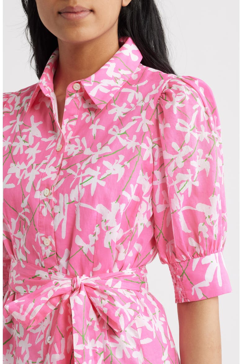 Larkyn Floral Print Shirtdress, Alternate, color, CONFETTI PINK LIZA