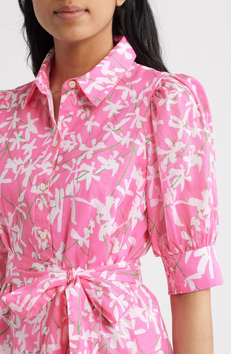 Lilly Pulitzer<sup>®</sup> Larkyn Floral Print Shirtdress, Alternate, color, Confetti Pink Liza