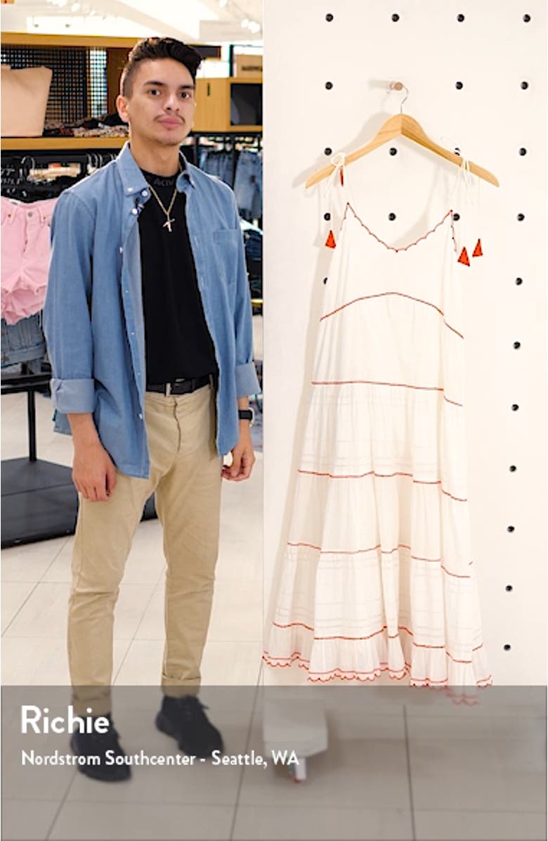 Scallop Embroidered Gauze Sundress, sales video thumbnail