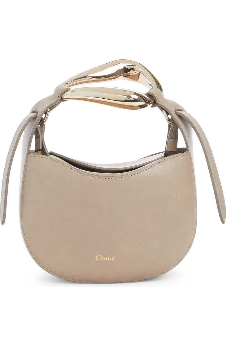 Chloé Kiss Leather Crossbody Bag, Main, color,