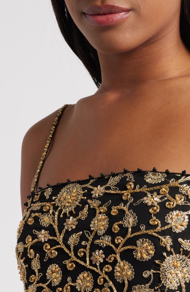 Sani Keya Embellished Cocktail Dress, Alternate, color, 