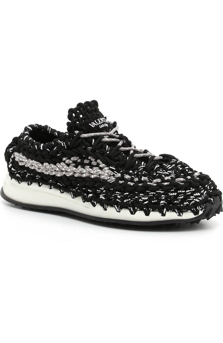 Valentino Garavani Valentino Crochet Sneaker, Main, color,