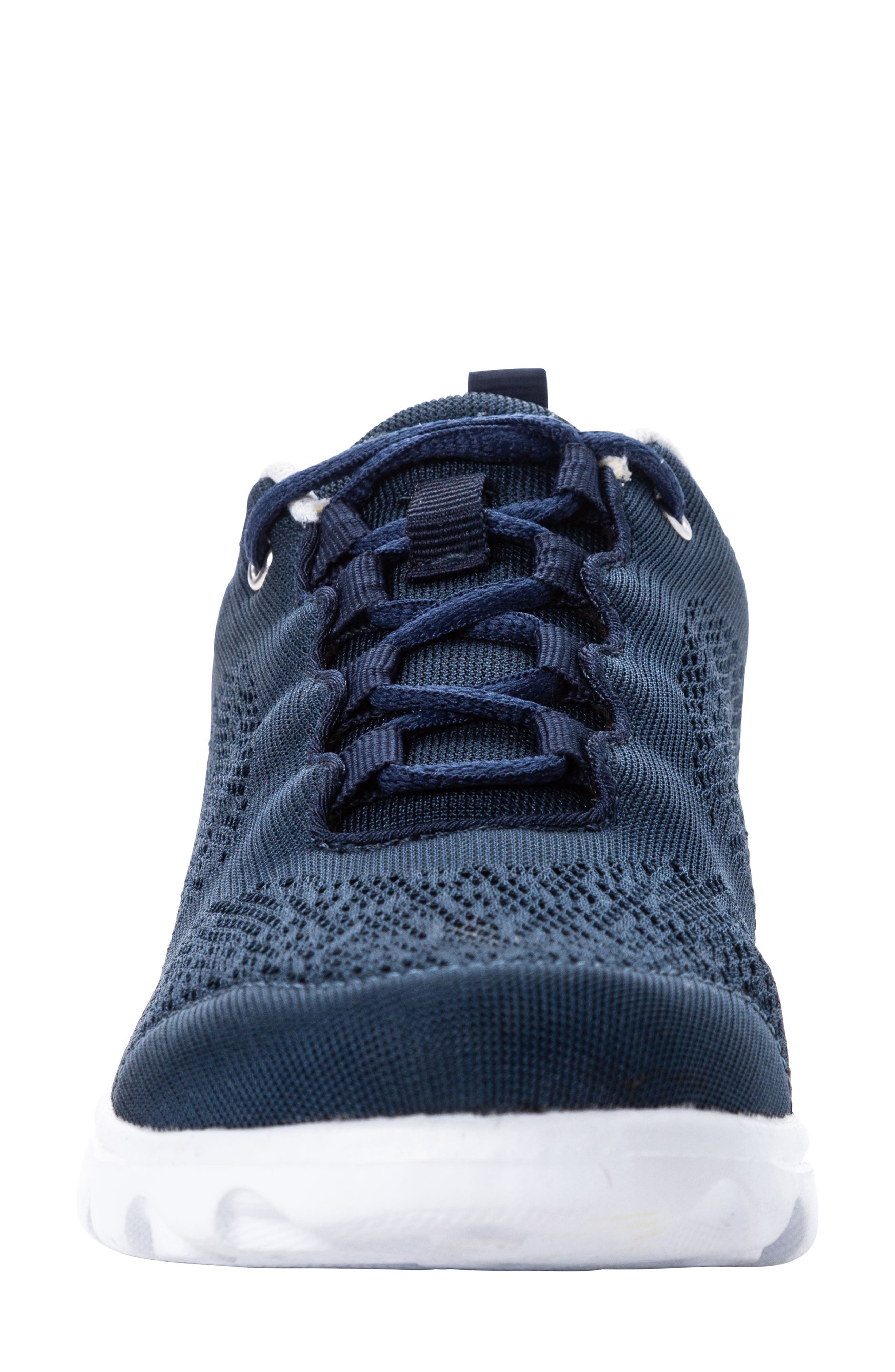 TravelActiv Knit Lace-Up Sneaker, Alternate, color, NAVY