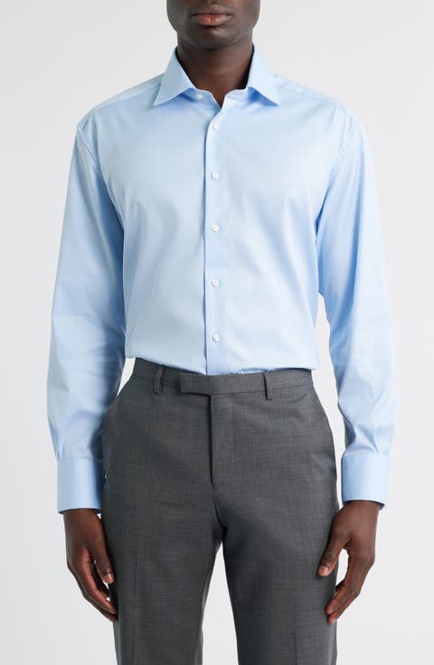 Cover Modern Fit Non-Iron Cotton Cover Shirt