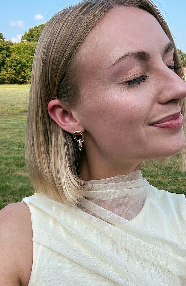 Set & Stones Clara Link Drop Earrings, Alternate, color, Gold