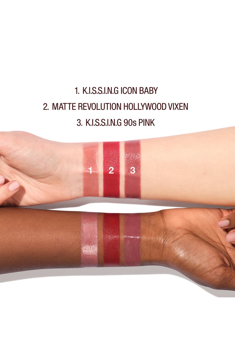 Charlotte Tilbury Iconic Hollywood Lipstick Trio (Limited Edition) $45 Value, Alternate, color,