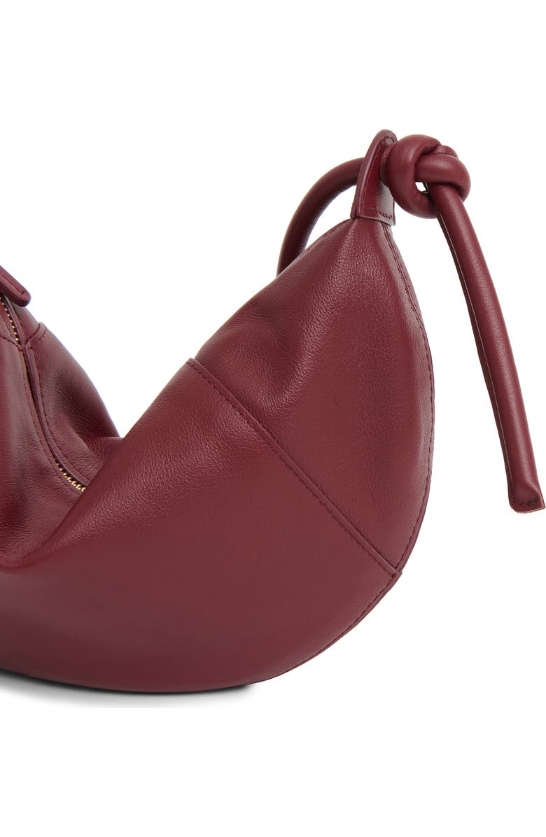 Mansur Gavriel Mini Fortuna Leather Crossbody Bag, Alternate, color, Oxblood