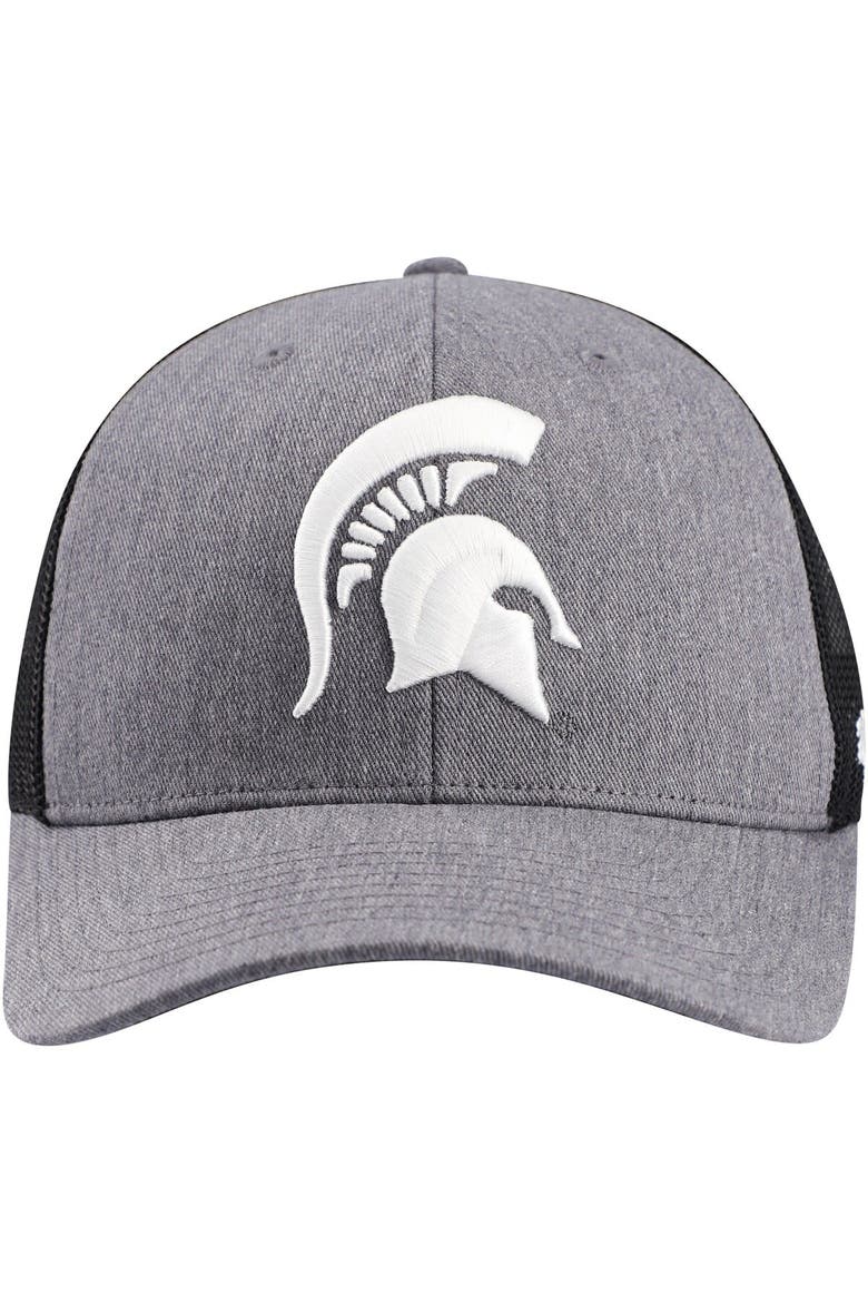 Men's '47 Charcoal Michigan State Spartans Carbon Trucker Adjustable Hat, Alternate, color, Charcoal