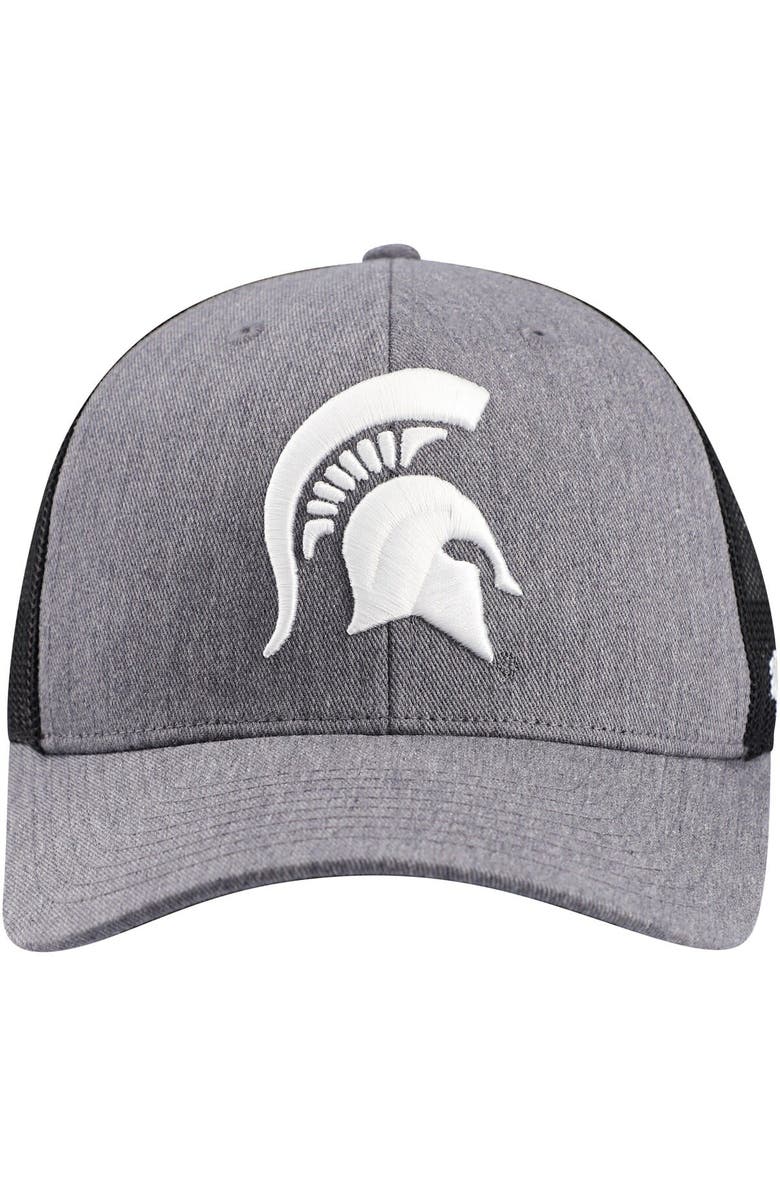 '47 Men's '47 Charcoal Michigan State Spartans Carbon Trucker Adjustable Hat, Alternate, color,