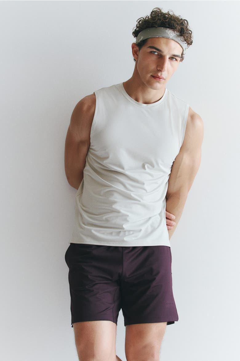 Sports Shorts With Drymove, Alternate, color, Dark plum