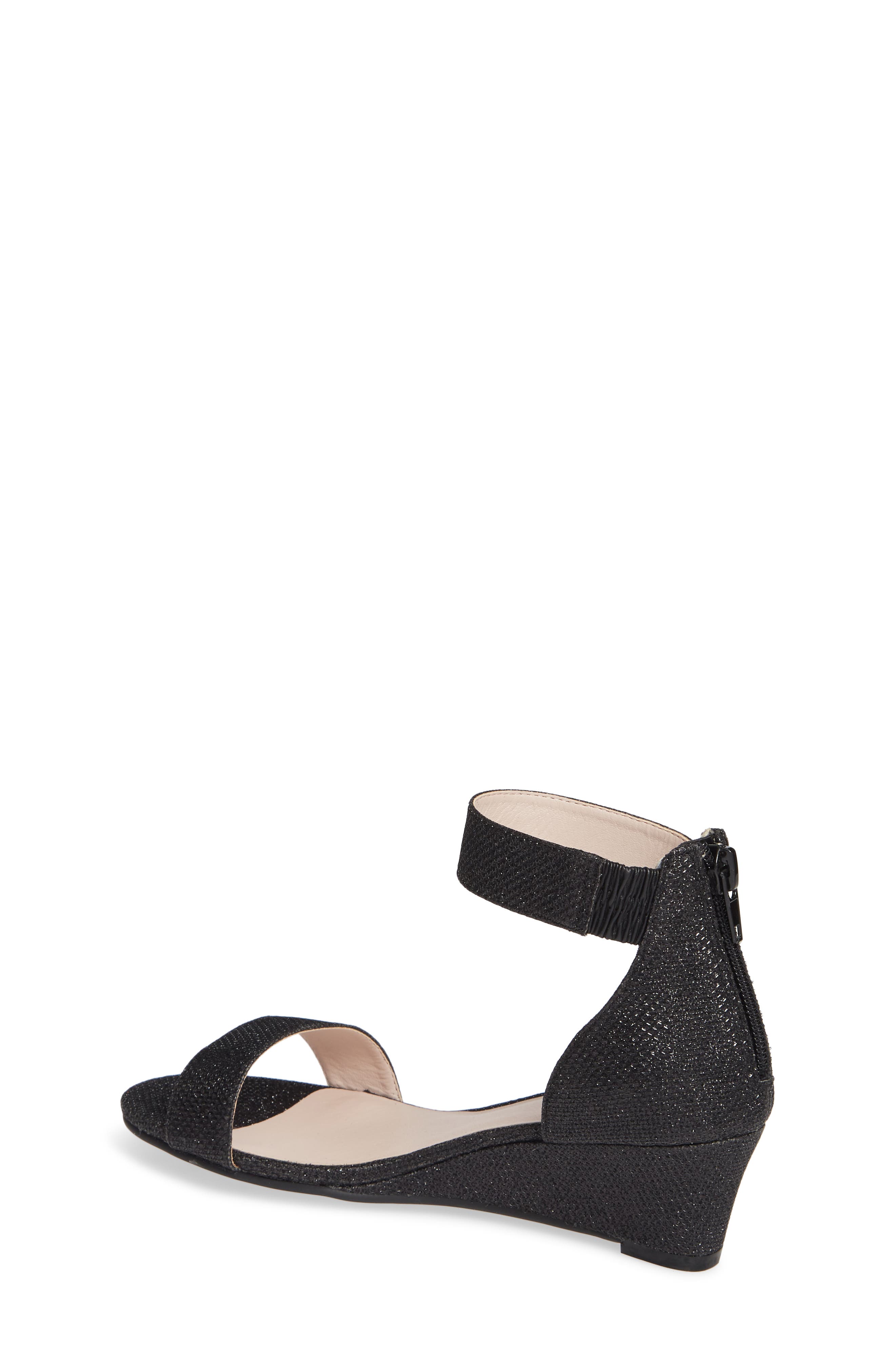 1901 Cora Glitter Wedge Sandal, Alternate, color, 