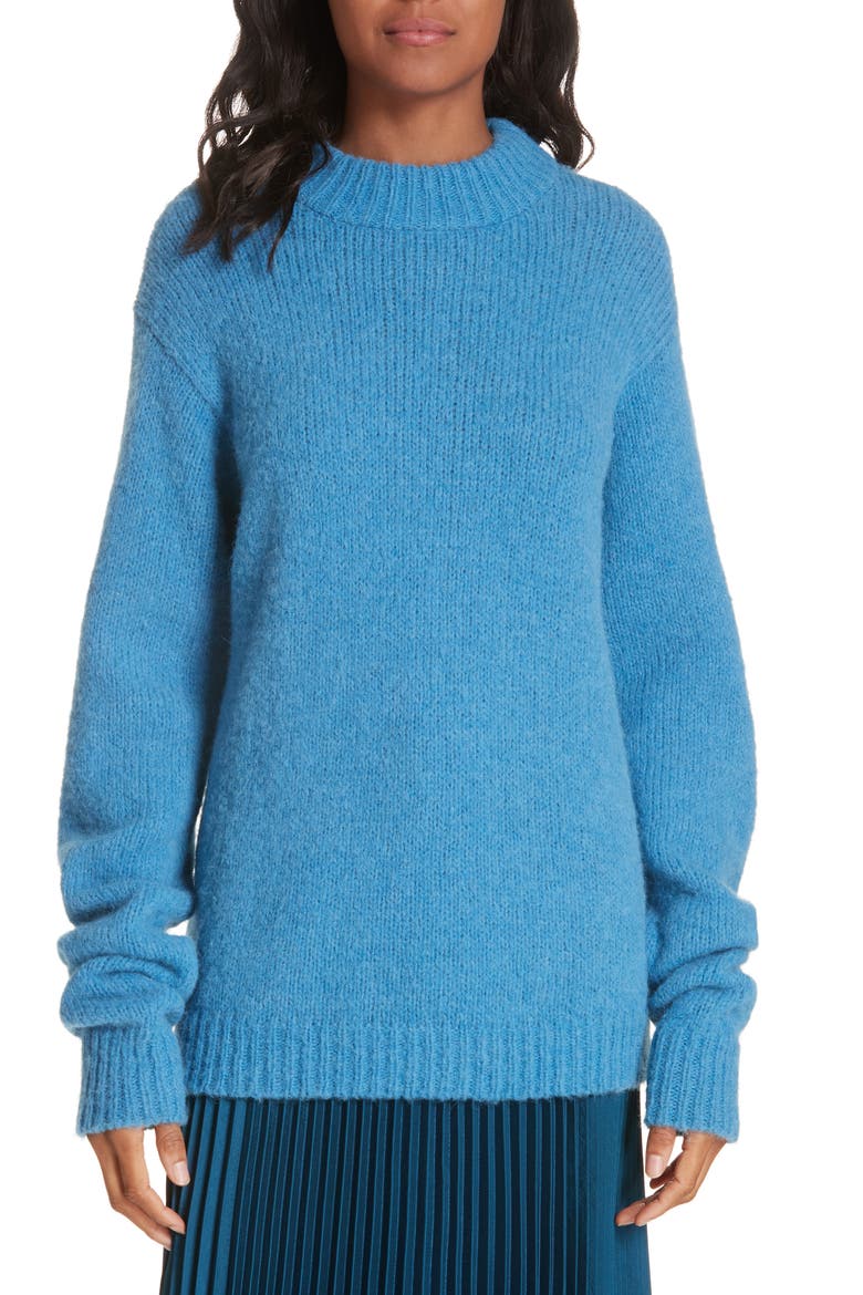 Cozette Alpaca & Wool Blend Sweater, Main, color, SKY BLUE