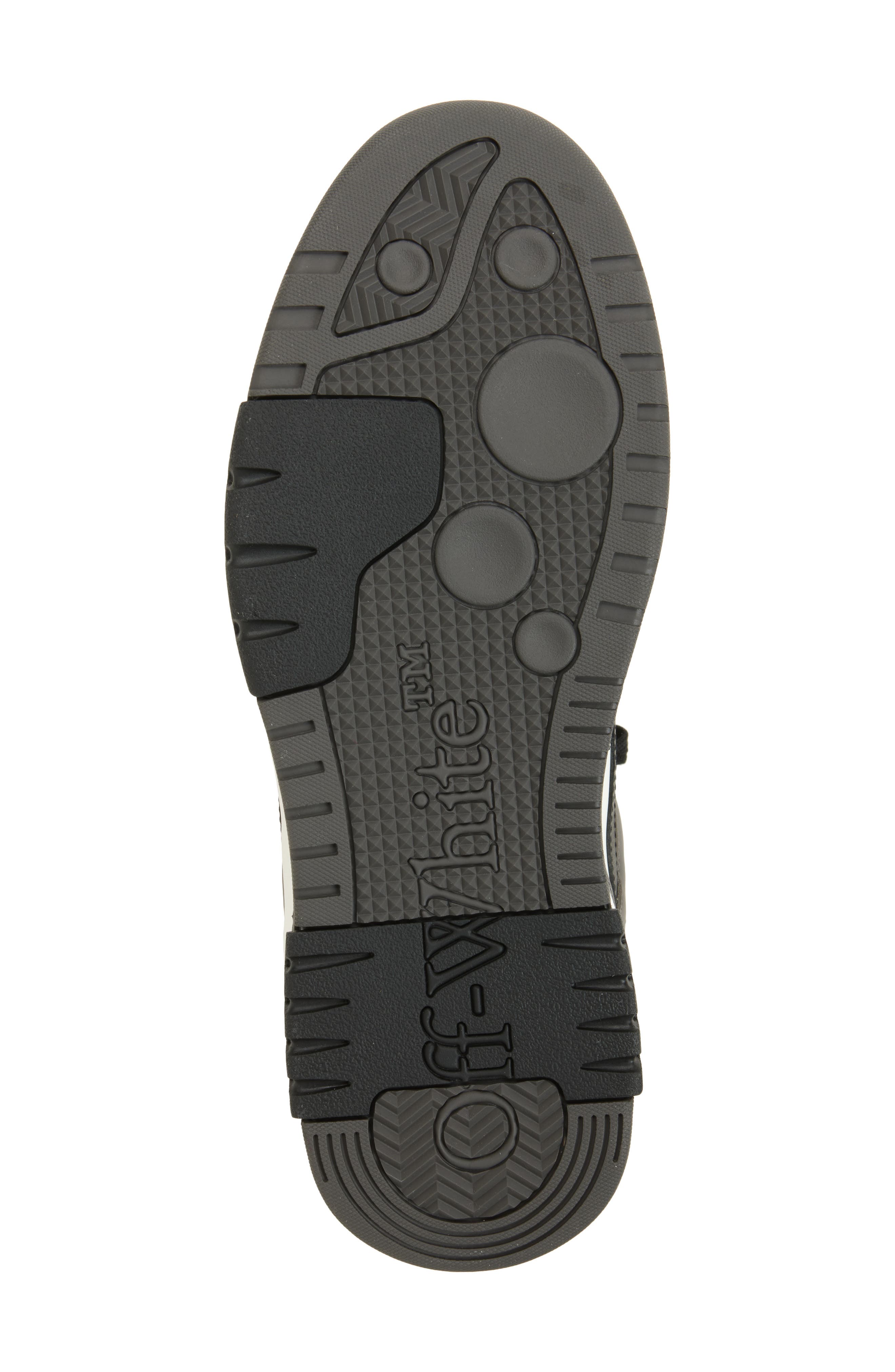 Off-White Out of Office Low Top Sneaker, Alternate, color, Dark Grey Black