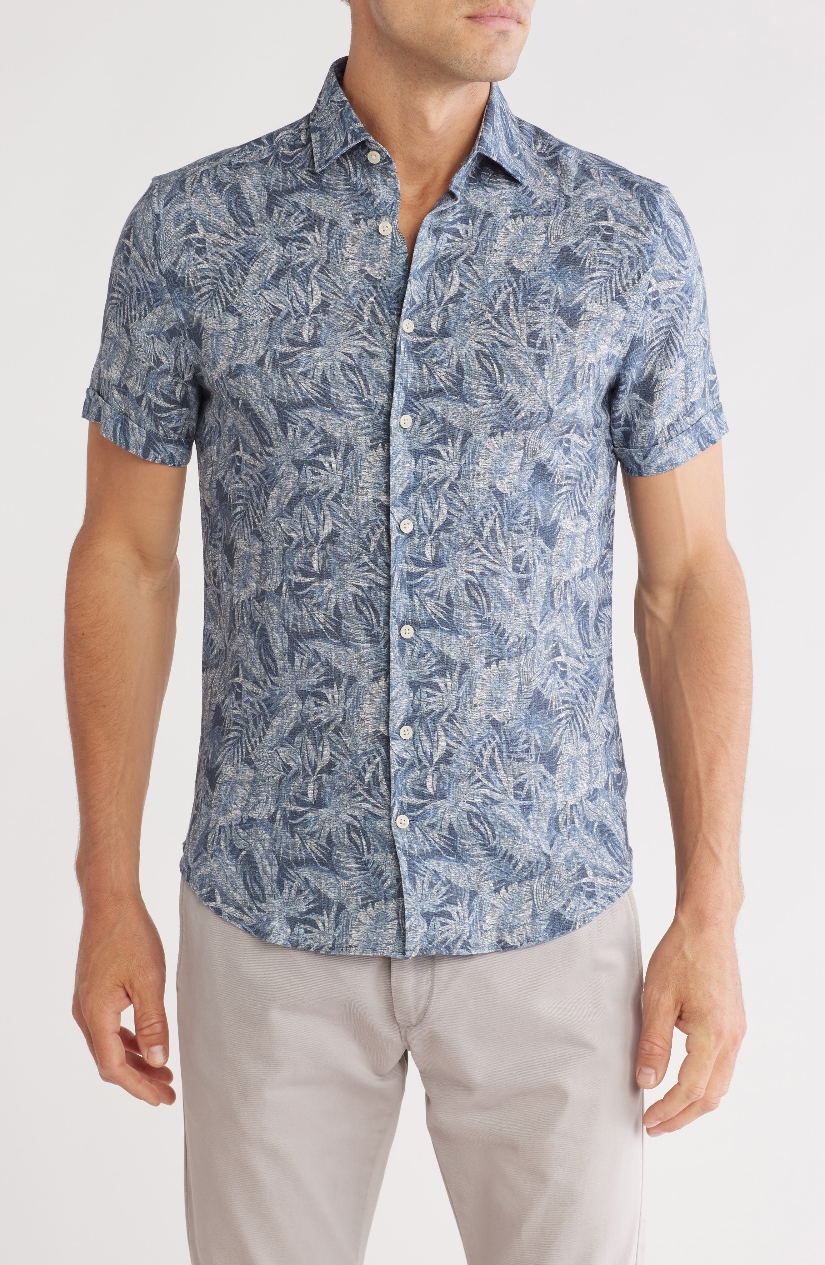 SOUL OF LONDON Short Sleeve Sport Shirt