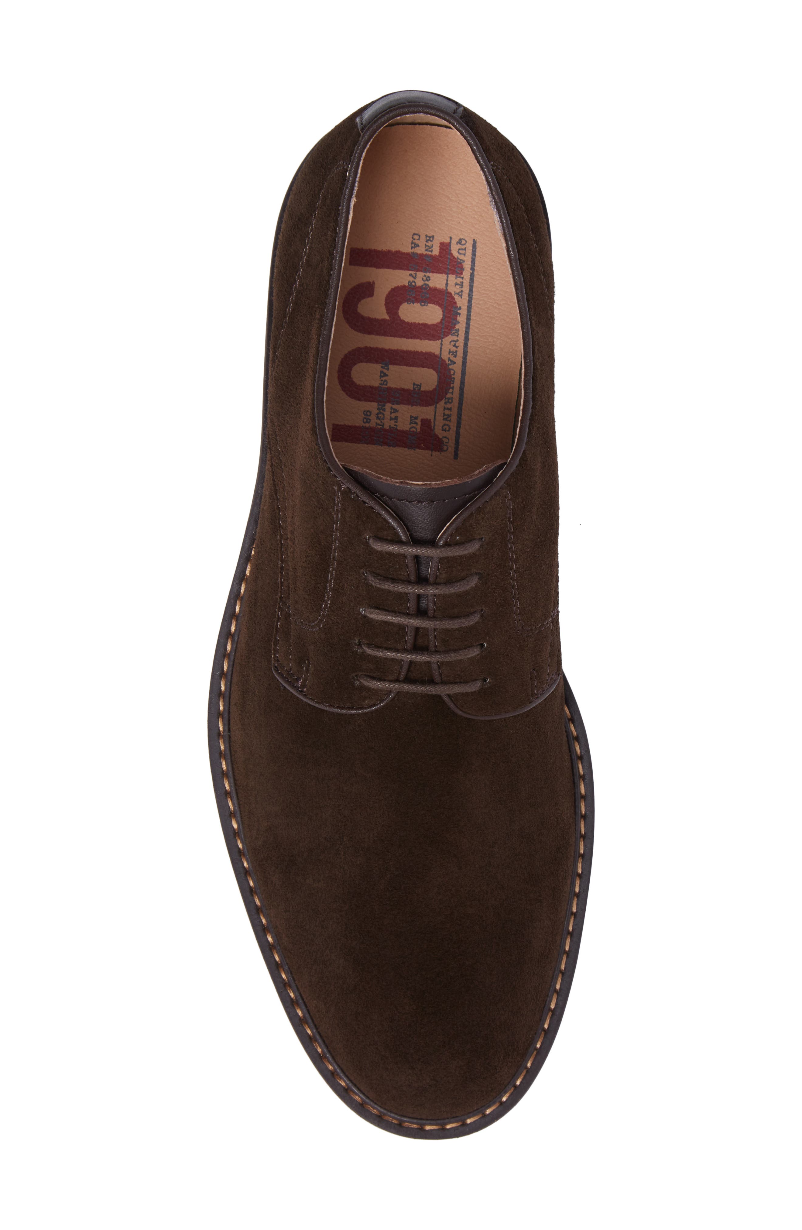 Byron Buck Shoe, Alternate, color, DARK BROWN SUEDE