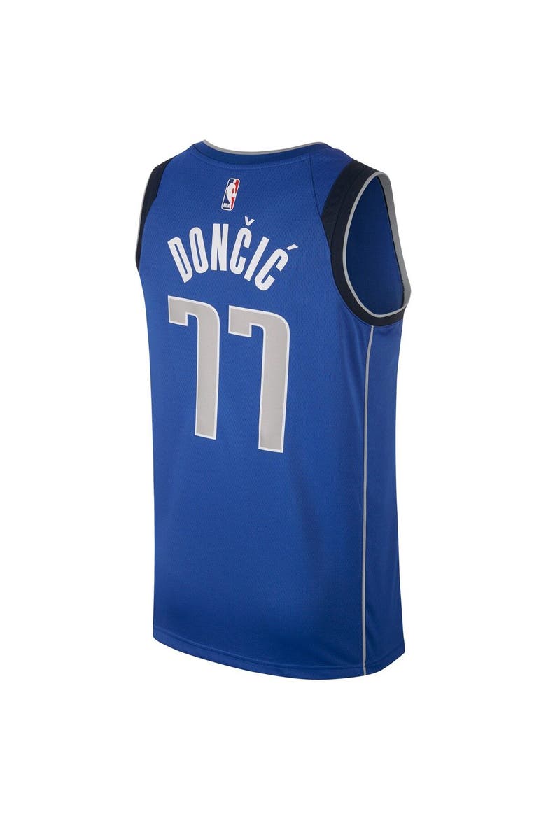 Men's Nike Luka Doncic Royal Dallas Mavericks Swingman Jersey, Alternate, color, Royal