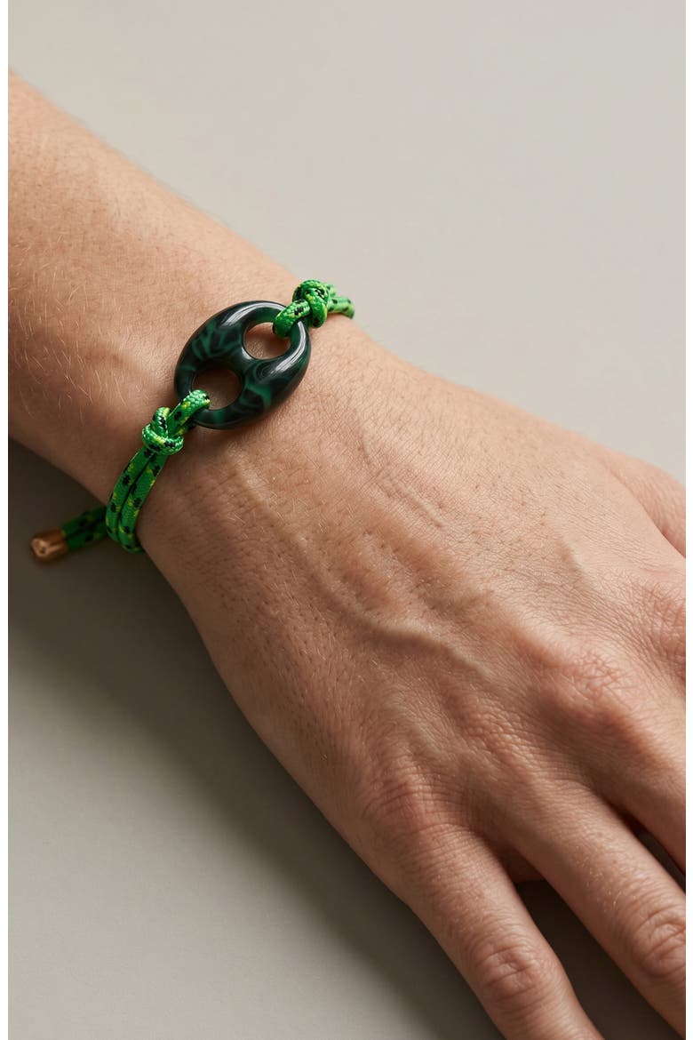 Chalet Adjustable Cord Bracelet, Alternate, color, GREEN