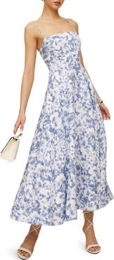 Reformation Monette Linen Maxi Dress