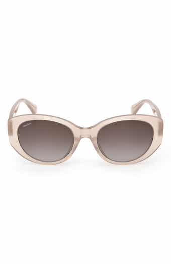 Max Mara 54mm Round Sunglasses