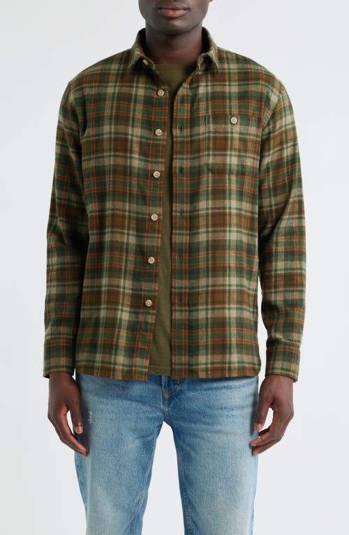 Pendleton Fremont Plaid Flannel Button-up Shirt In Green
