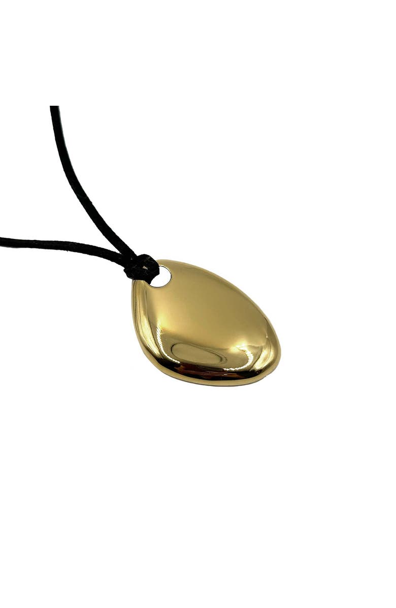 Outofoffice Bold Sculptural Gold Cord Necklace, Main, color, Gold