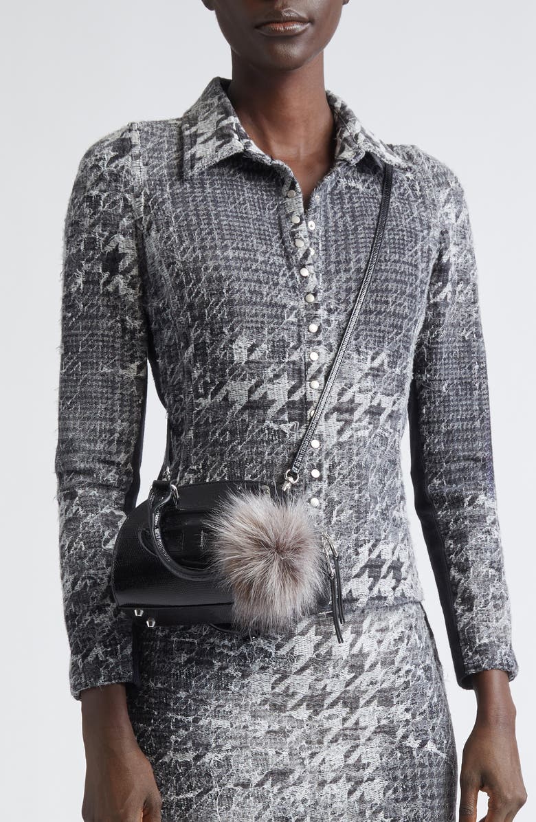 DIESEL<sup>®</sup> 1Dr 2.0 Dome Logo Lizard Embossed Leather Crossbody Bag, Alternate, color,