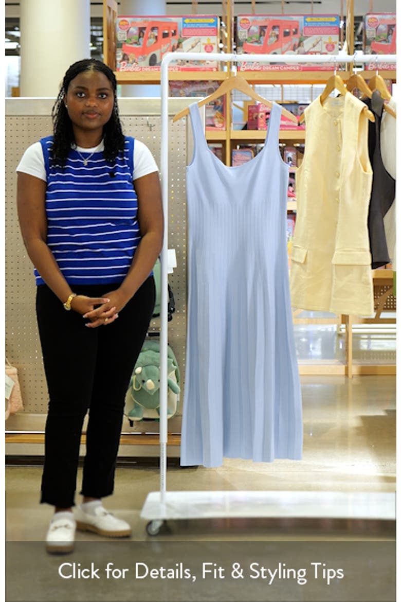 Aylin Pleated Sweater Midi Dress video