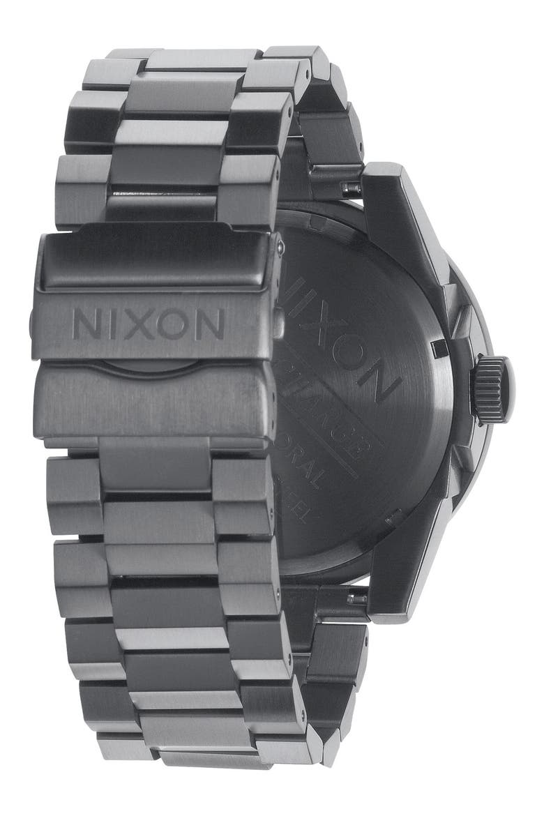 The Corporal Bracelet Watch, 48mm, Alternate, color, MATTE BLACK/MATTE GUNMETAL