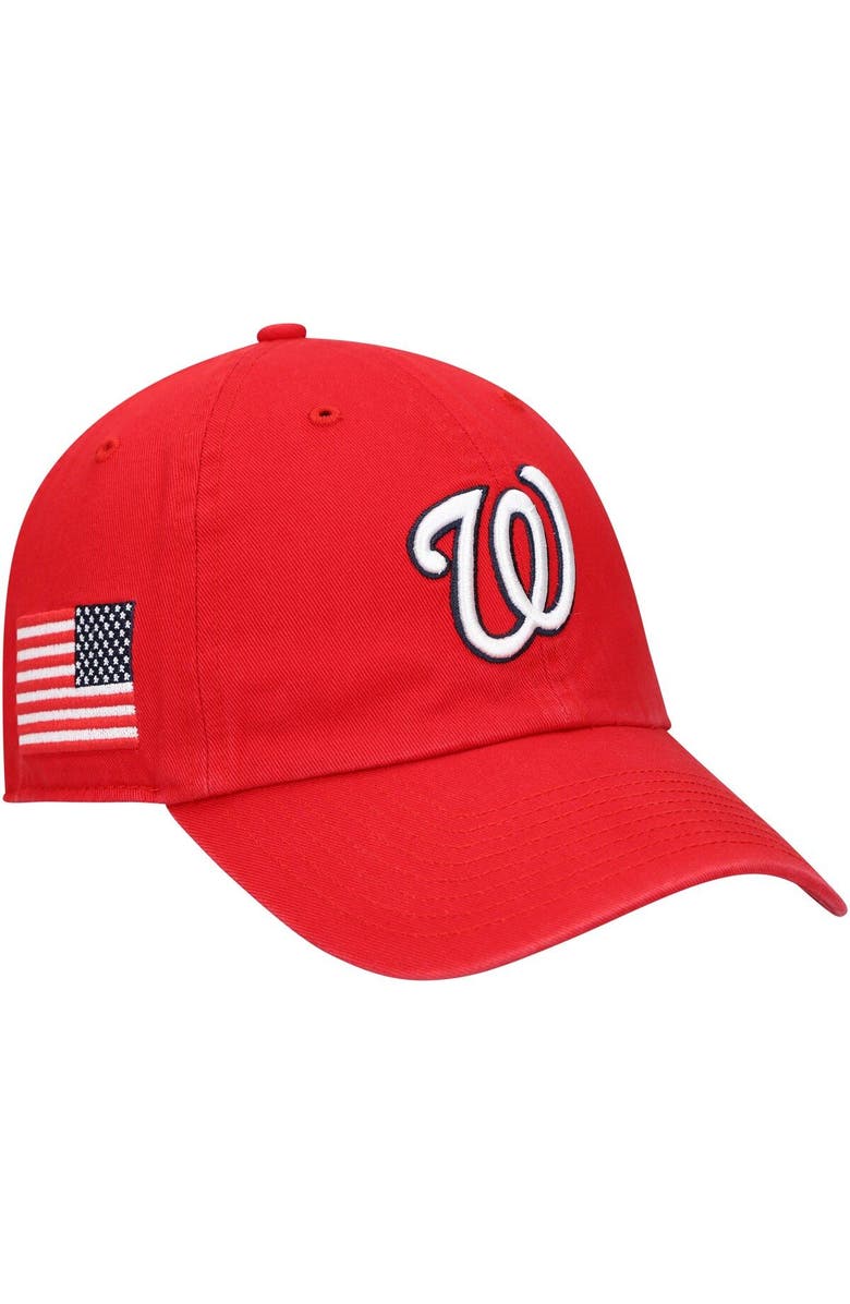 '47 Men's '47 Red Washington Nationals Heritage Clean Up Adjustable Hat, Alternate, color, Red