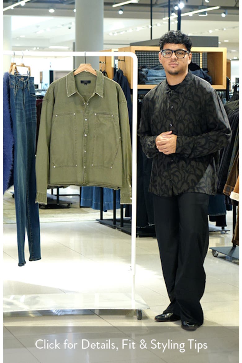 Cotton Twill Shirt Jacket video