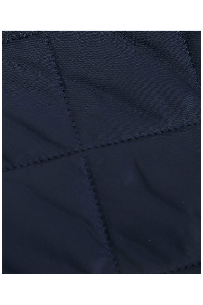 Quilted Nylon Dog Coat, Alternate, color, DARK NAVY