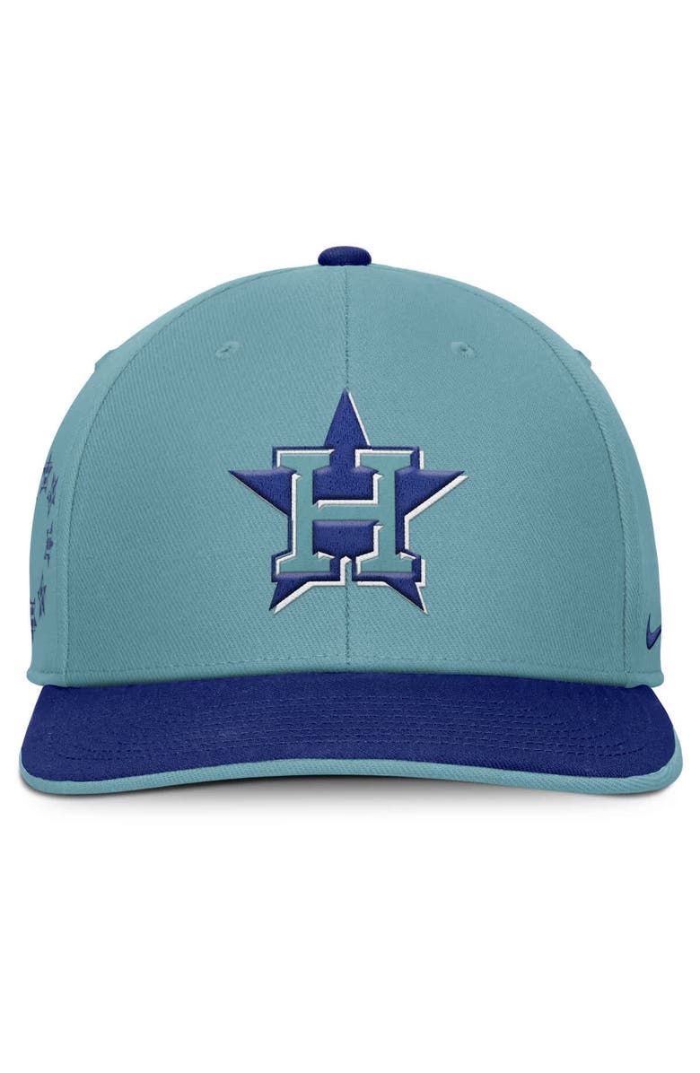 Nike Men's Nike  Turquoise Houston Astros Father's Day Pro Performance Snapback Hat, Alternate, color, Turquoise