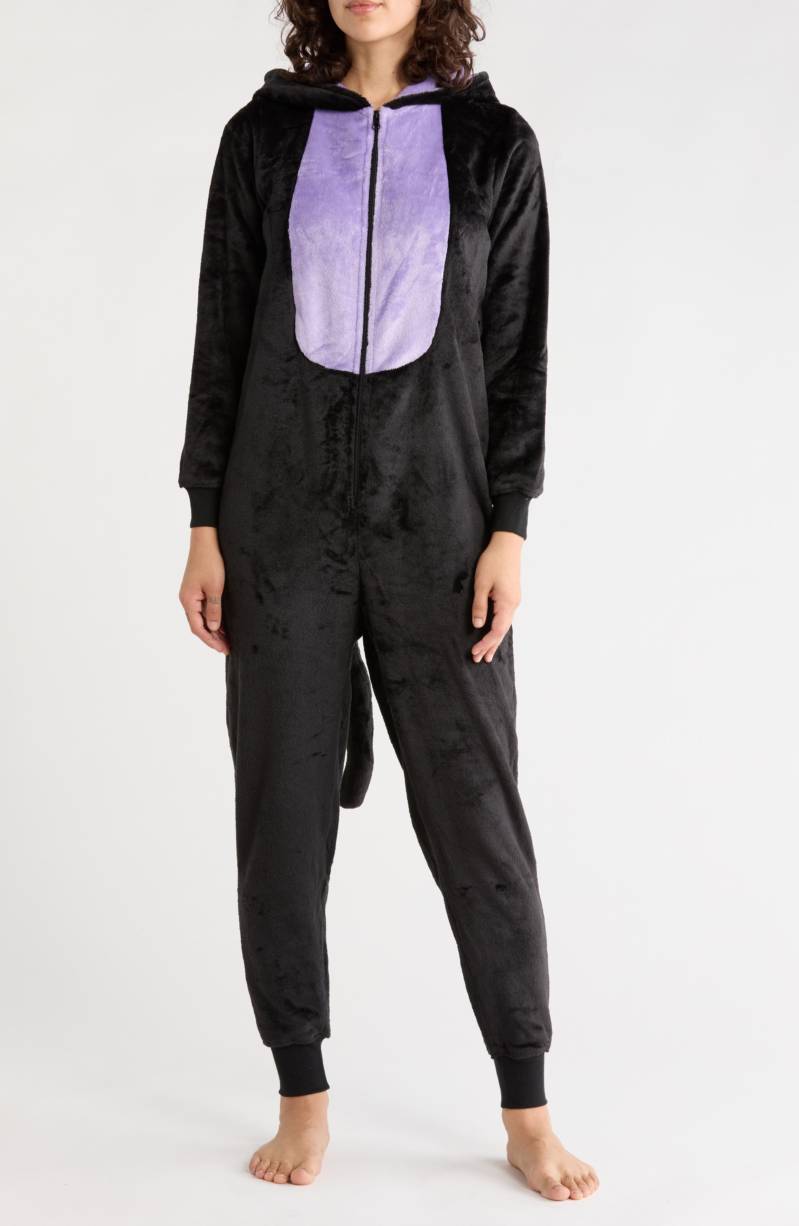 Halloween Unionsuit Cat Jumpsuit